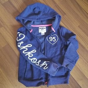 Girls Oshkosh hoodie size 6